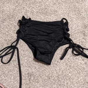 High Waisted Side Tie Rave bottoms